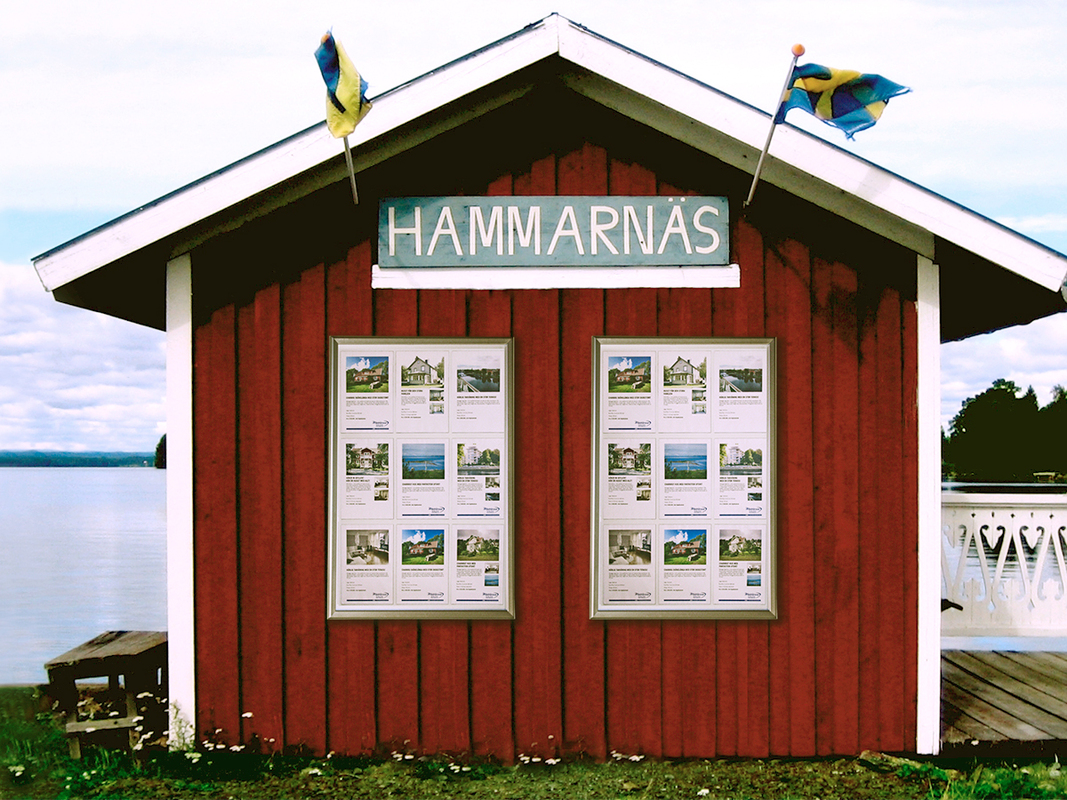 Mäklartavla utomhus