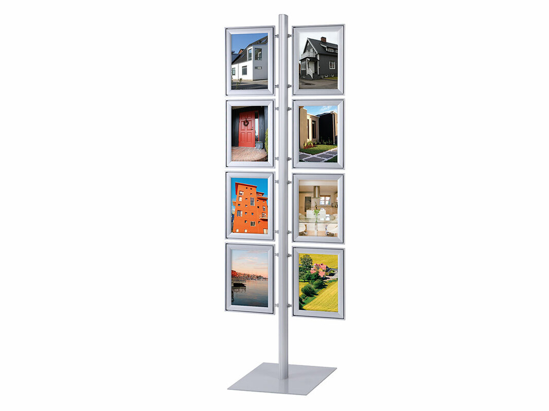 Multistand 8 A4 snäppram