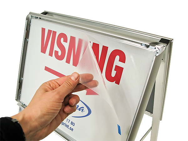 Skyddsplast till Visningsbock Light