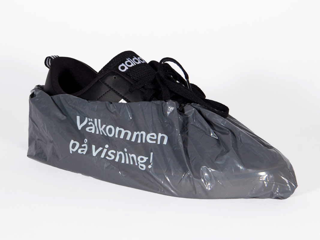 Skoskydd Välkommen på visning