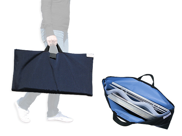 Förvaringsväska för kanalplastskyltar / hållare Förvaringsväska för kanalplastskyltar / hållare