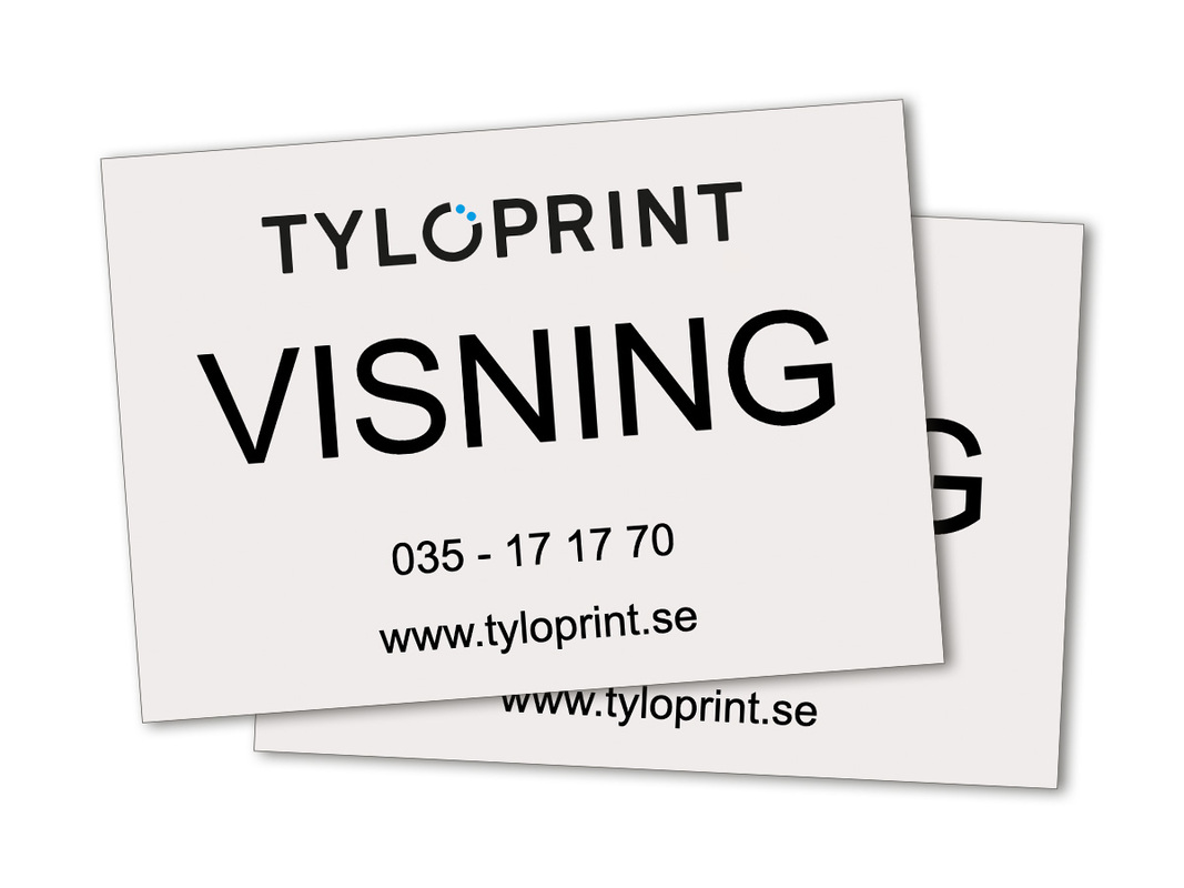 Reflexbudskap till visningsbock