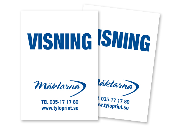 Budskap till stående Visningsbock Light