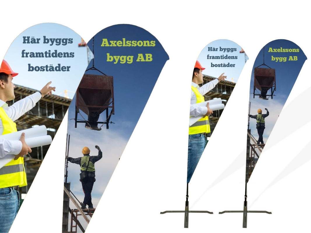 Beachflagga Droppen