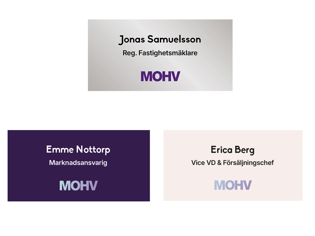 Namnbricka med MOHV profil