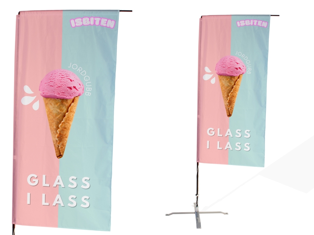 Beachflagga H-modell