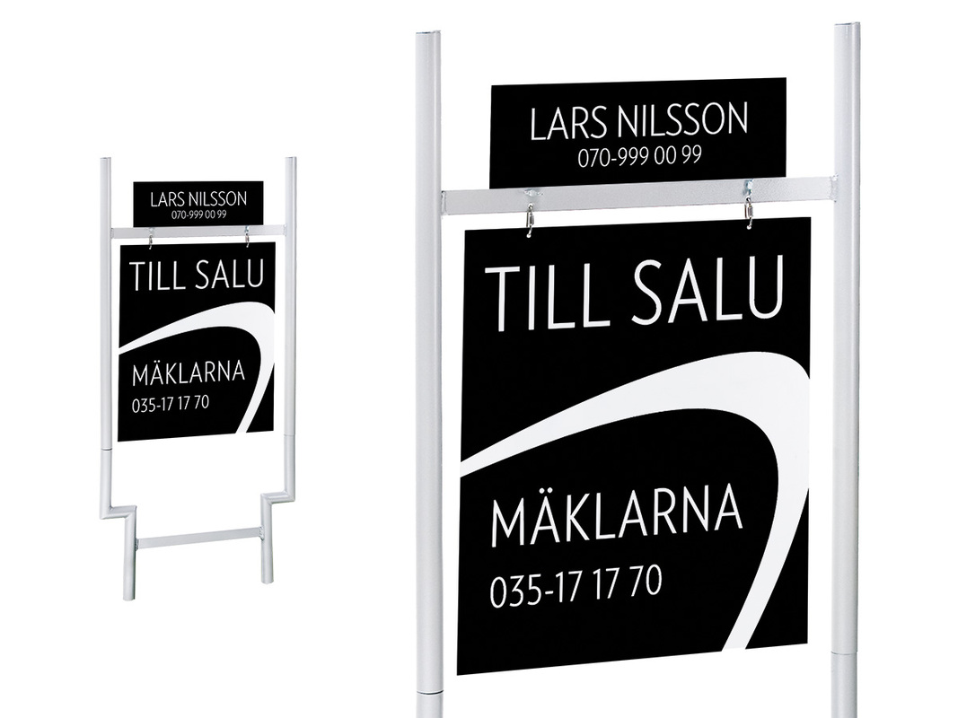 Reflexskylt till Ramstolpe
