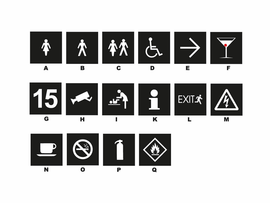 Symbolskyltar i 3D