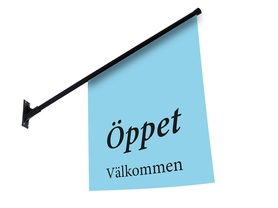 Kioskflagga Öppet