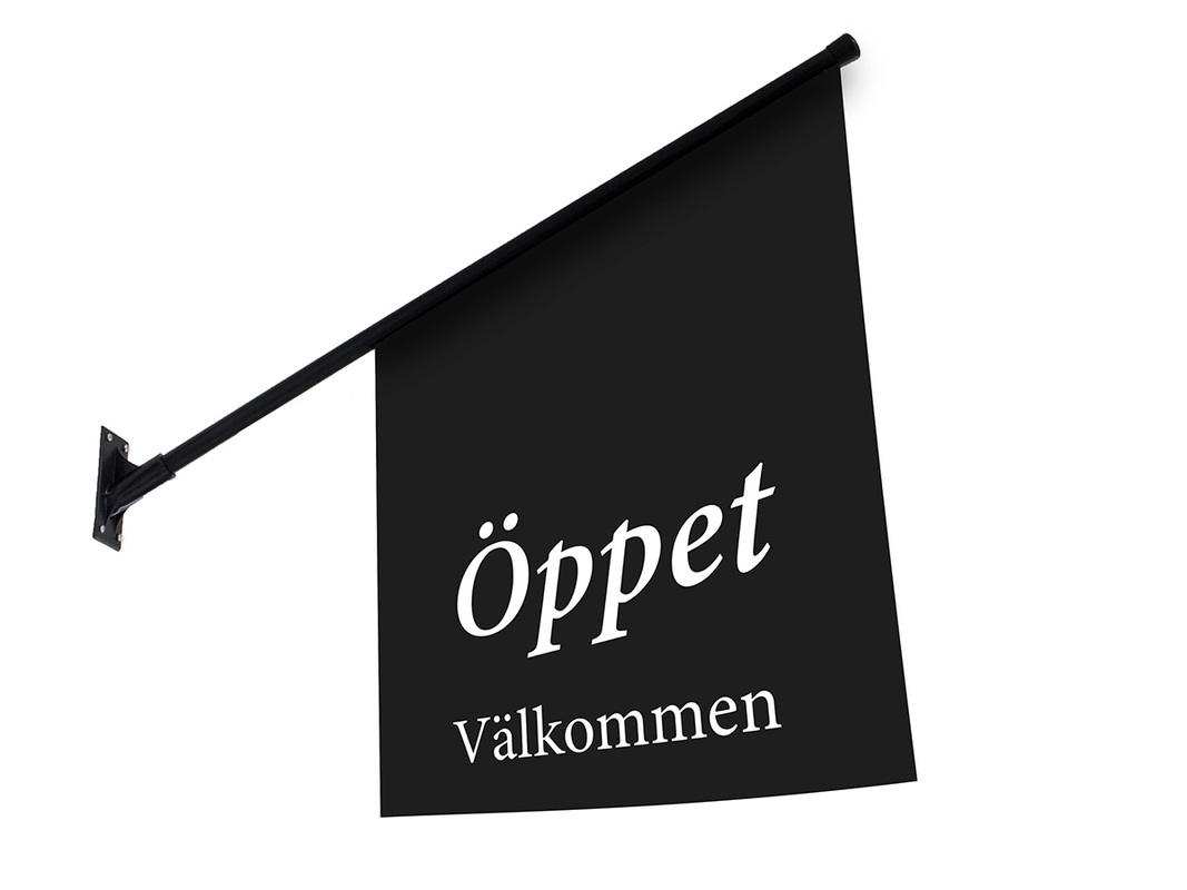 Kioskflagga Öppet