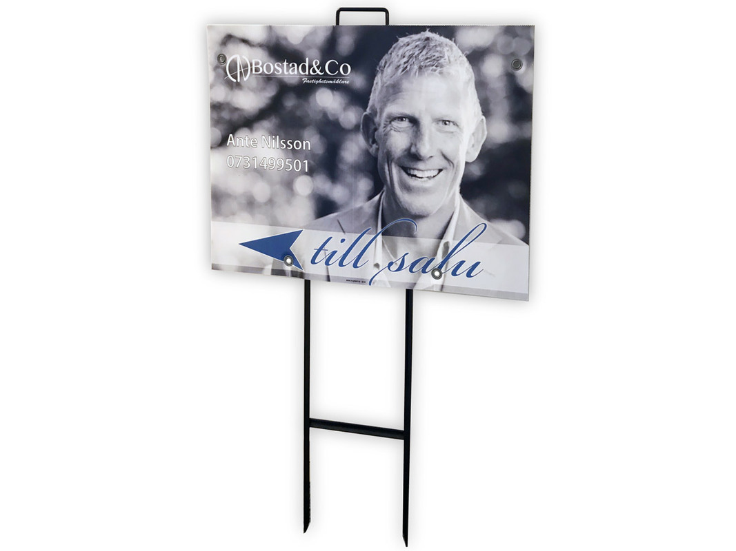 Kanalplastskylt Exklusiv