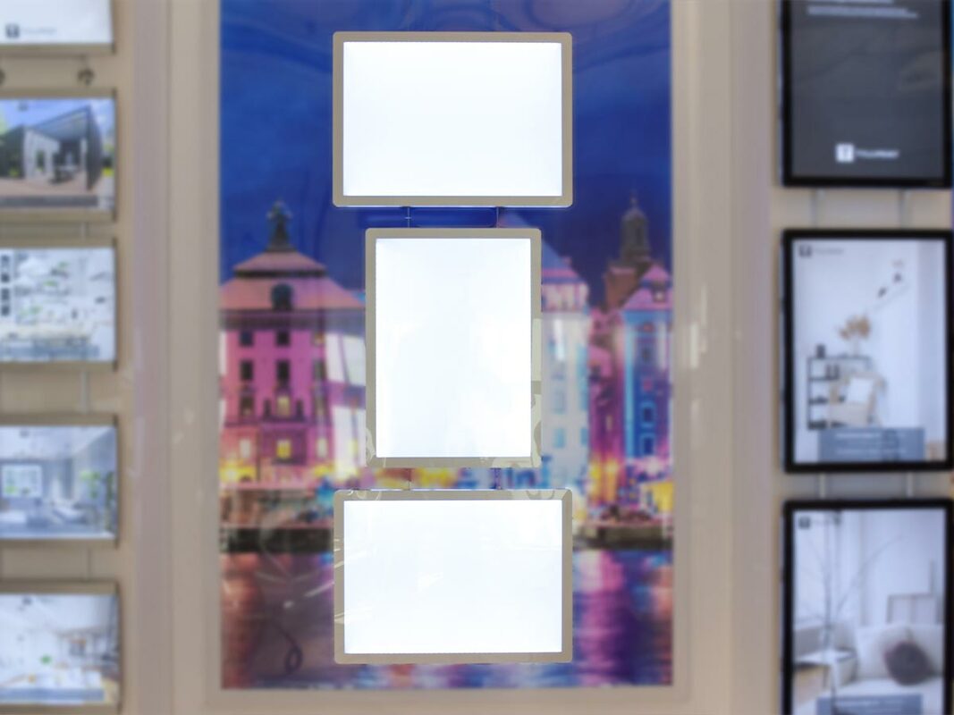LED ljustavla kit A3 Vit/Silver