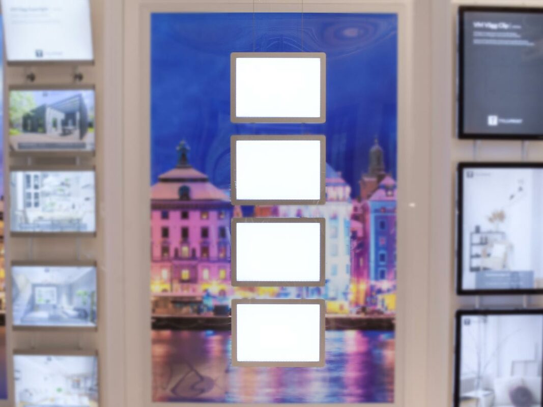 LED ljustavla kit A4 Vit/Silver