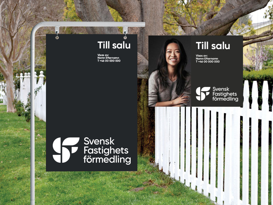 Skylt till skyltstolpe med SF profil