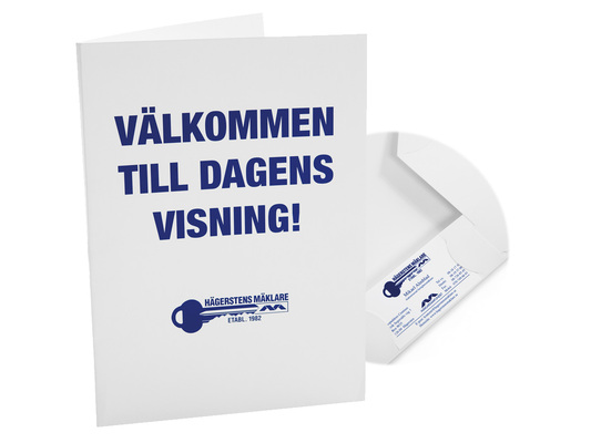 Omslagsmapp - med ficka