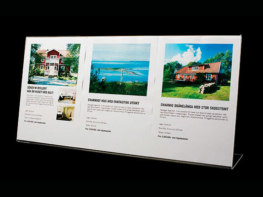 Displayställ trippel