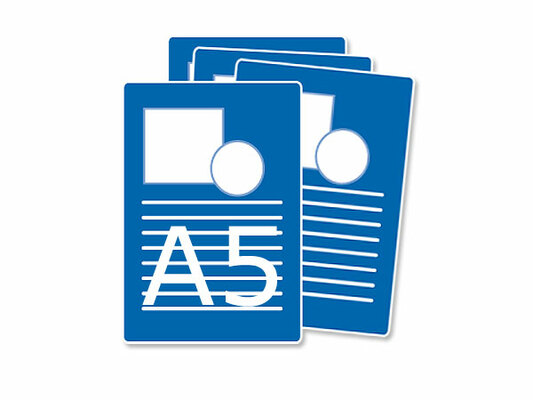 Blad A5 - digitaltryck