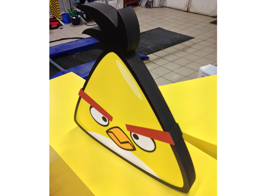3D-logotyp / bokstäver i frigolit