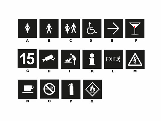 Symbolskyltar i 3D