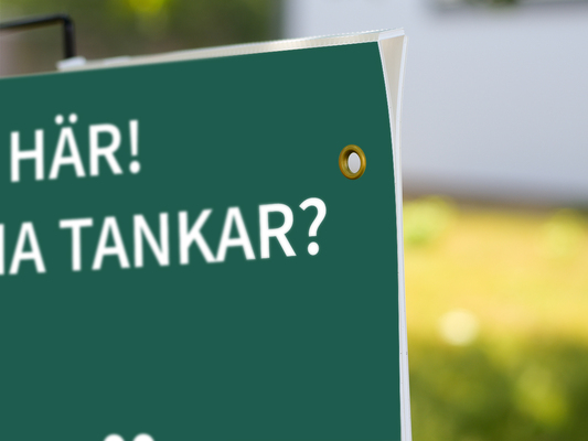 Kanalplastskylt Exklusiv