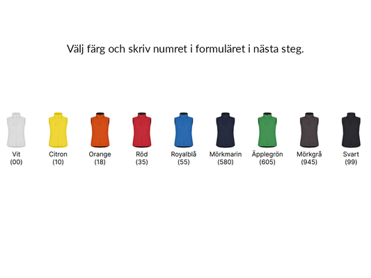 Classic softshellväst dam