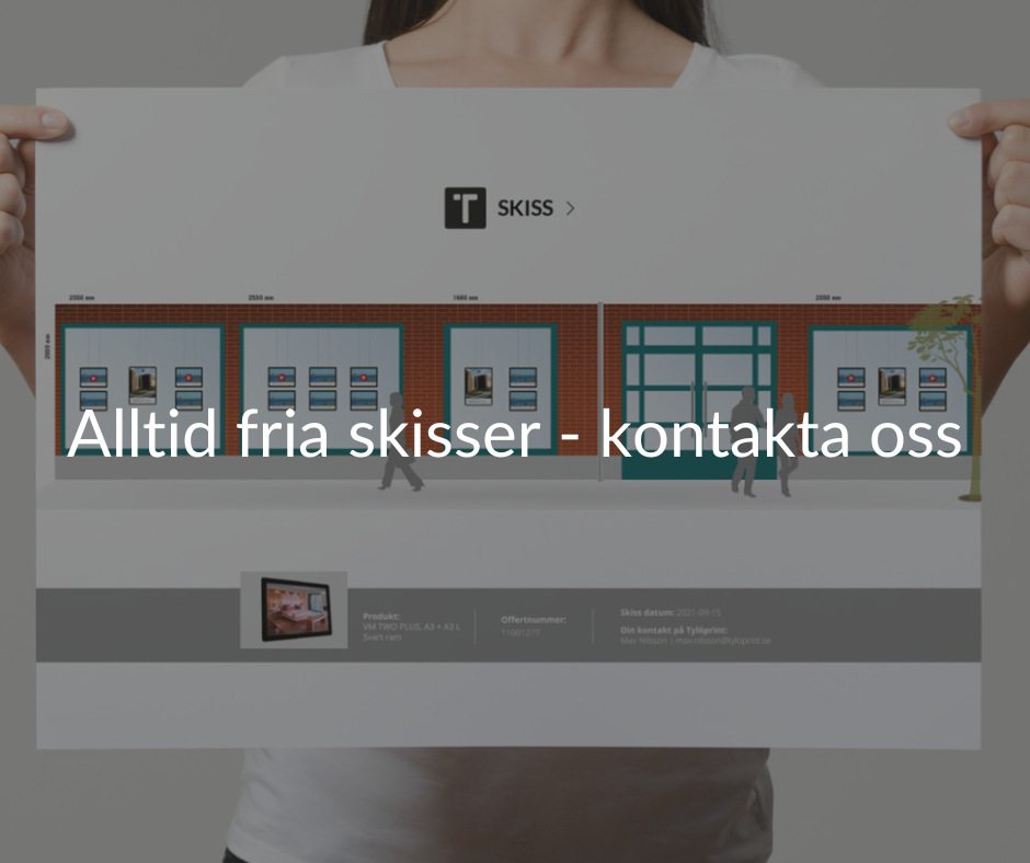 ljusskyltar skiss